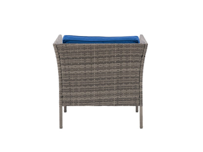 blended grey and oxford blue Patio Armchair Parksville Collection product image by CorLiving#color_blended-grey-and-oxford-blue