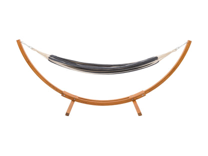 navy blue and white Hammock with Wood Stand Warm Sun Collection product image by CorLiving#color_navy-blue-and-white