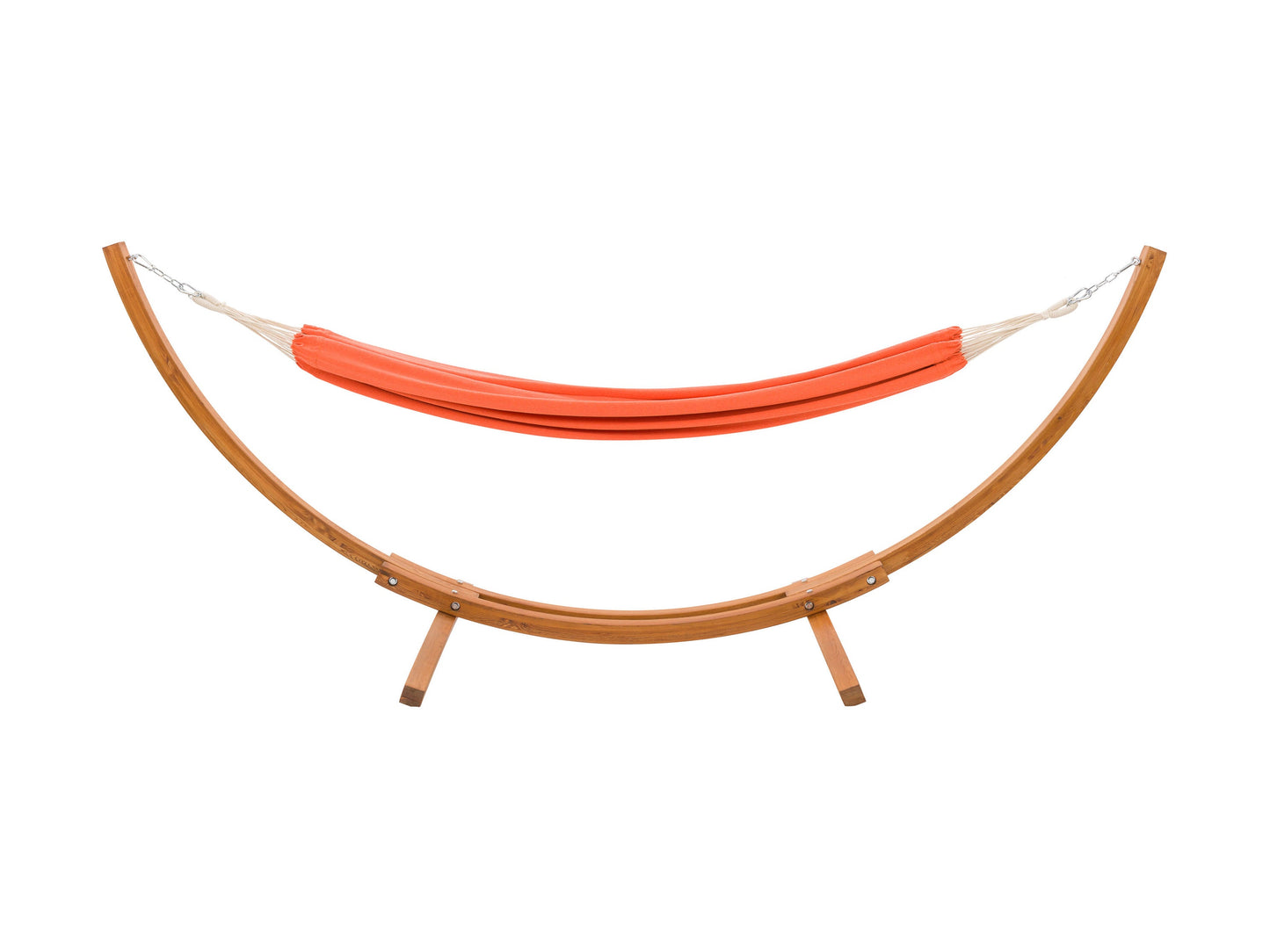 orange Hammock with Wood Stand Warm Sun Collection product image by CorLiving#color_orange