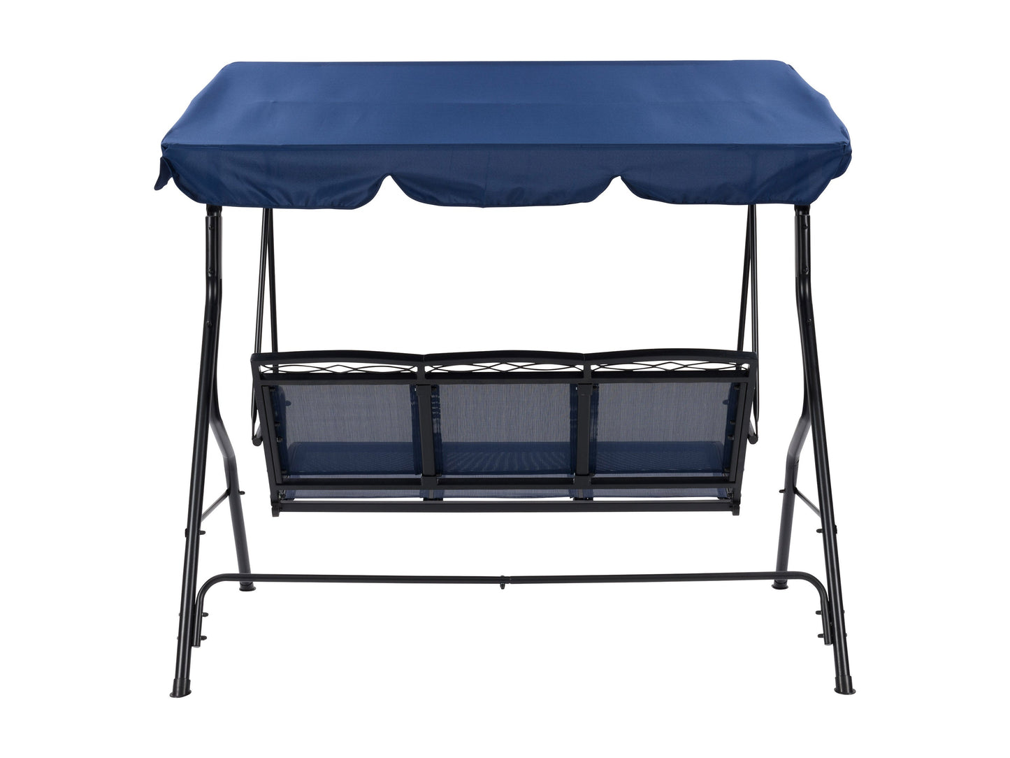 navy blue Patio Swing With Canopy Veda Collection product image by CorLiving#color_navy-blue