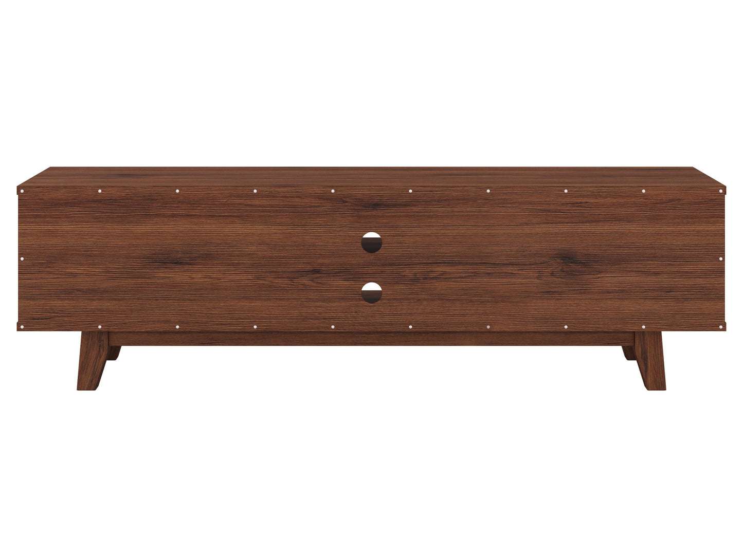 White and Dark Brown Wood TV Stand for TVs up to 68" Fort Worth Collection product image by CorLiving#color_fort-worth-white-and-dark-brown