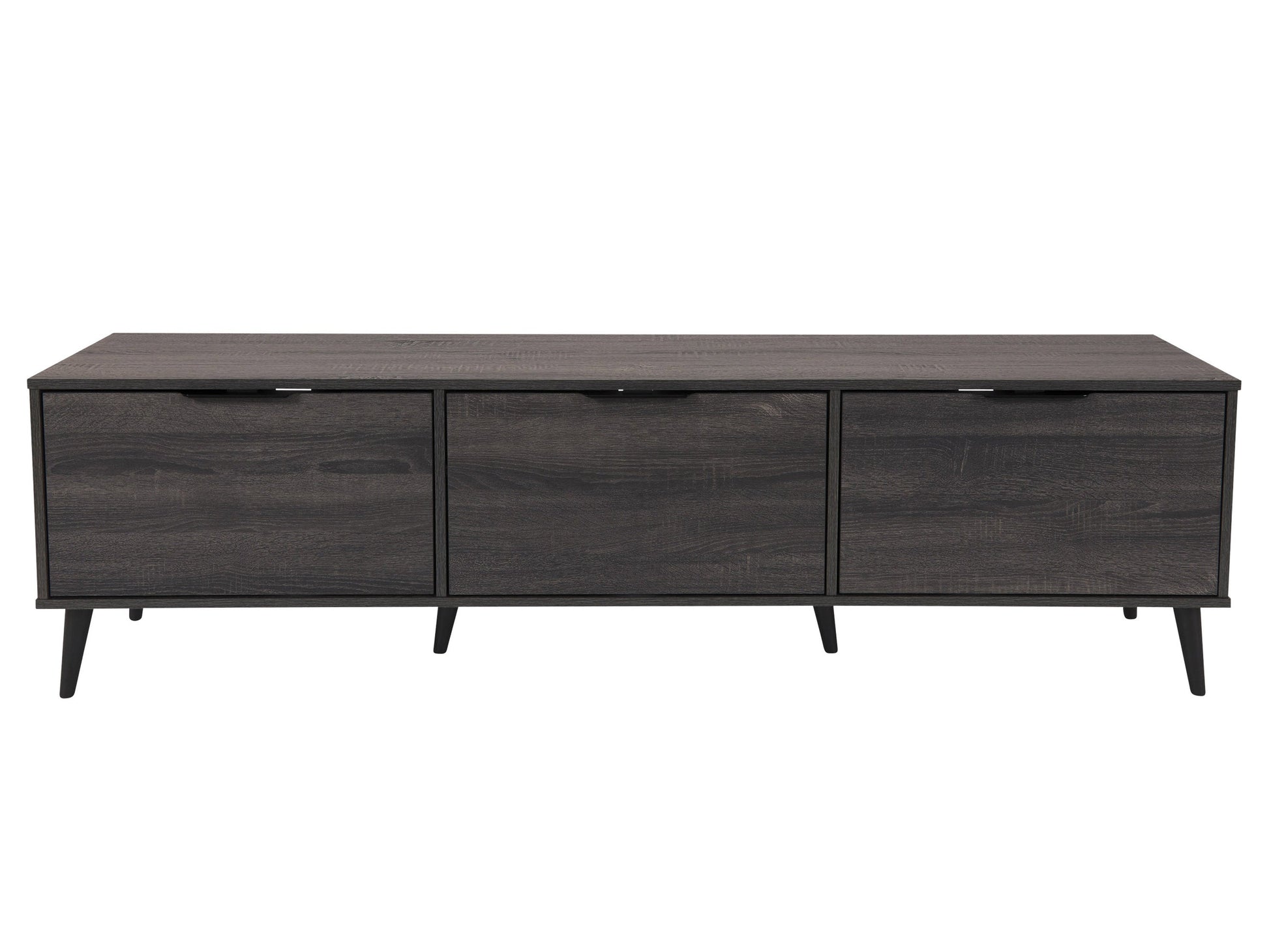 dark grey TV Bench with Cabinet Storage, TVs up to 85" Cole Collection product image by CorLiving#color_cole-dark-grey