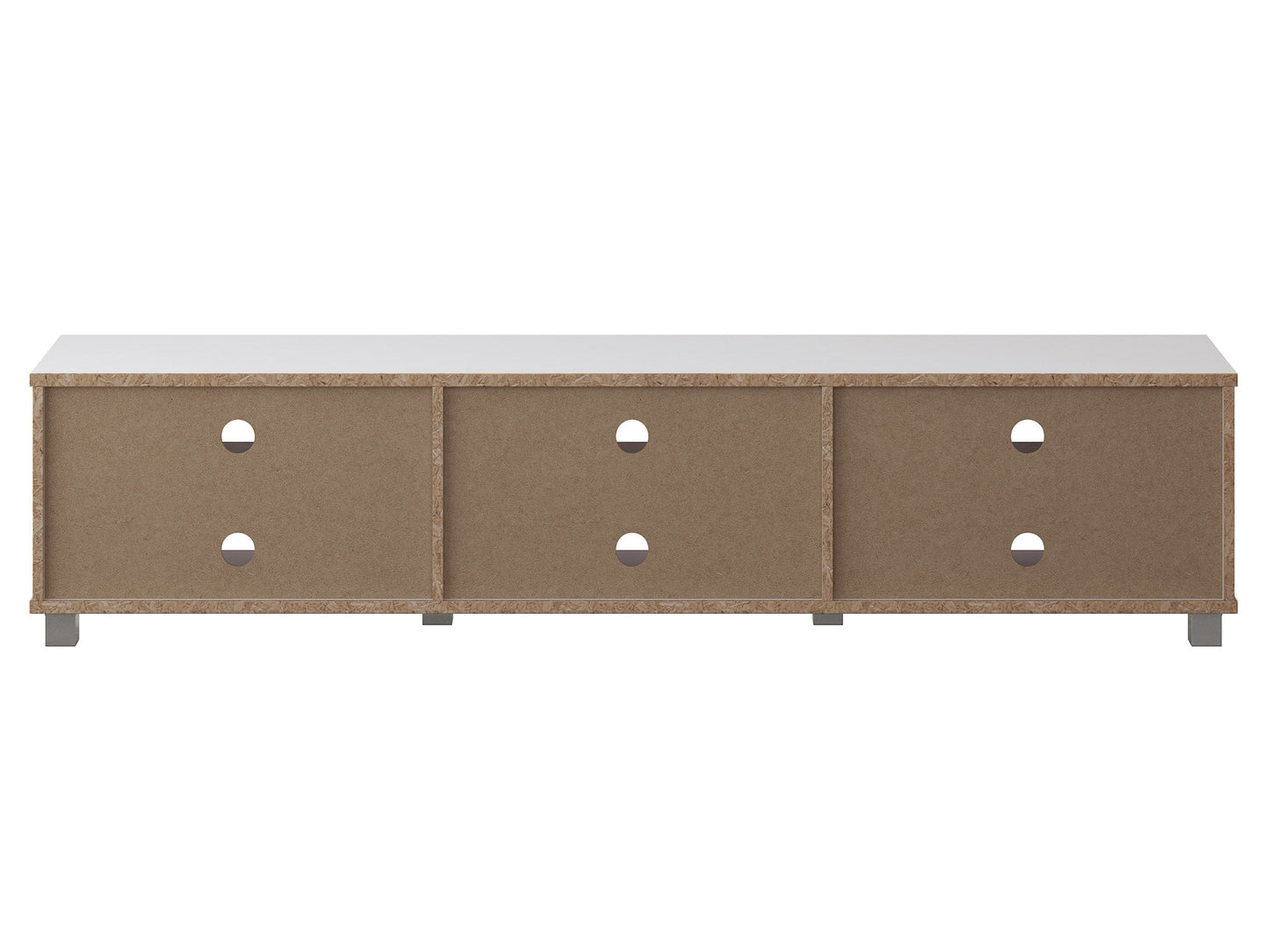 white Modern TV Stand for TVs up to 85" Hollywood Collection product image by CorLiving#color_white