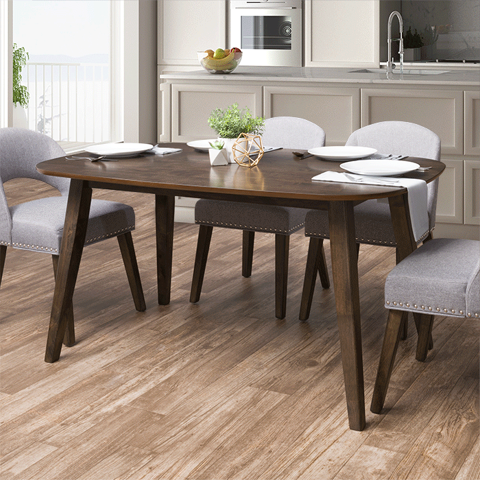 espresso Mid Century Modern Dining Table Tiffany Collection product image by CorLiving#color_espresso