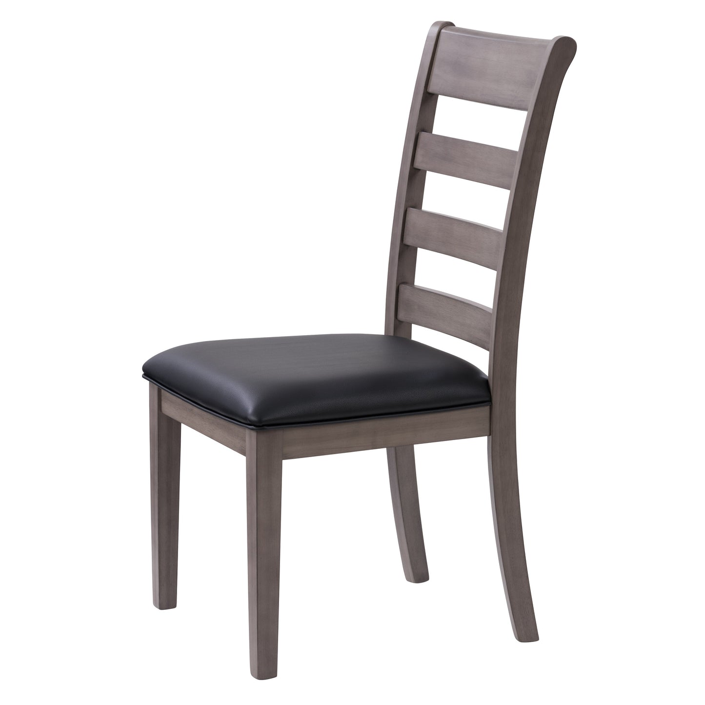 washed grey Wood Dining Chairs, Set of 2 New York Collection product image by CorLiving#color_new-york-washed-grey-and-black