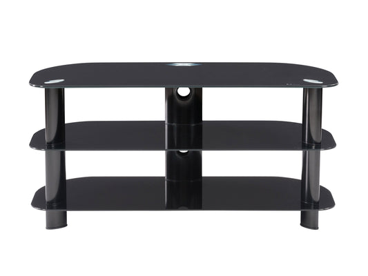 black Glass TV Stand for TVs up to 48" Laguna Collection product image by CorLiving#color_black