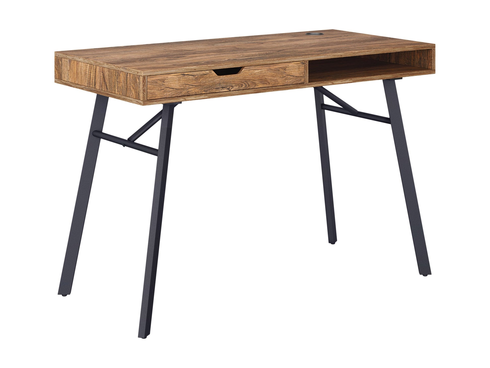 brown Natural Wood Desk Auston Collection product image by CorLiving#color_brown