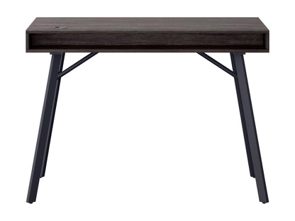 grey Natural Wood Desk Auston Collection product image by CorLiving#color_grey