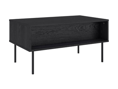 Black Fluted Coffee Table