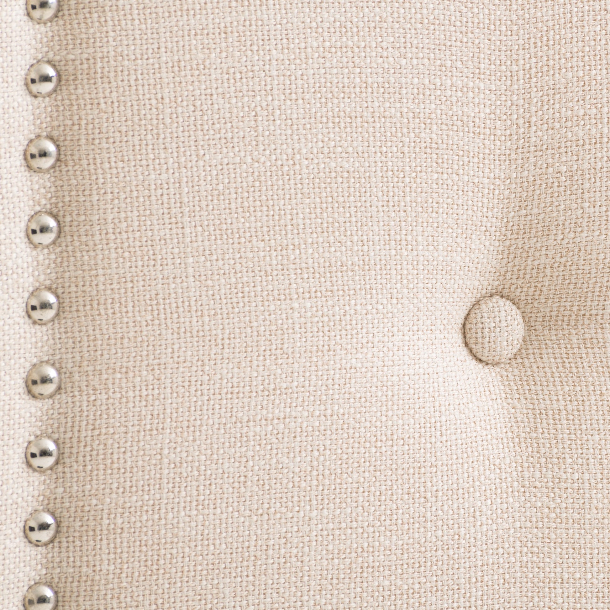 cream Padded Headboard, Queen Aspen Collection detail image by CorLiving#color_cream