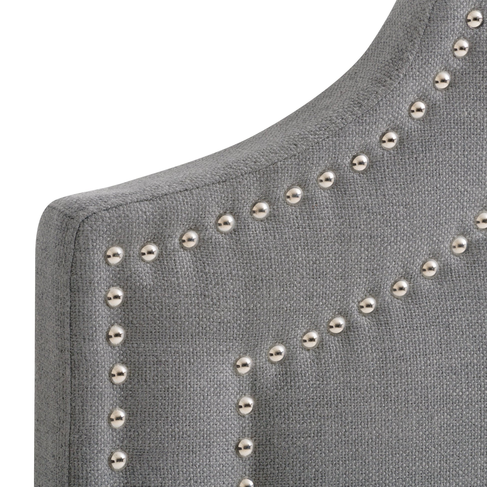 light grey Padded Headboard, Queen Aspen Collection detail image by CorLiving#color_light-grey