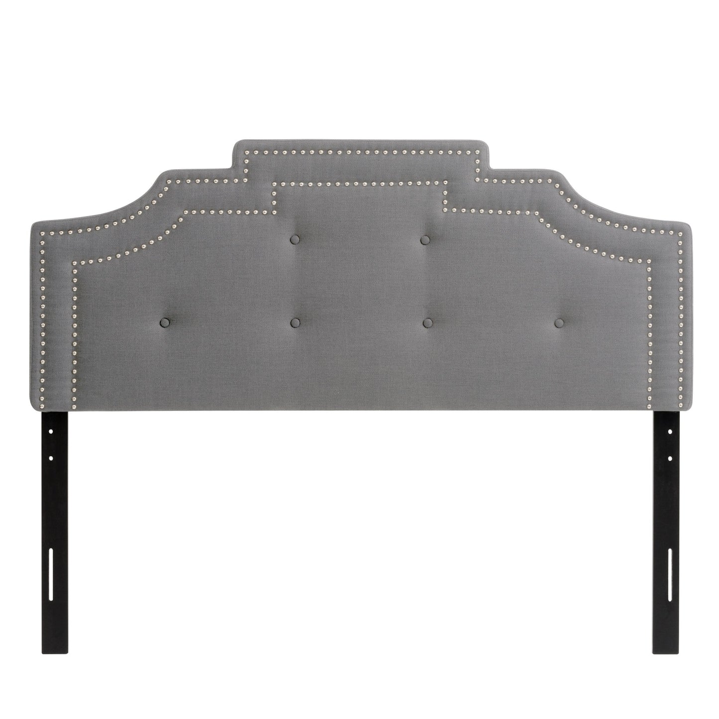 light grey Padded Headboard, Queen Aspen Collection product image by CorLiving#color_light-grey