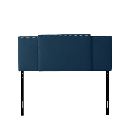 navy blue Expandable Headboard, Full / Queen / King Mia Collection product image by CorLiving#color_navy-blue
