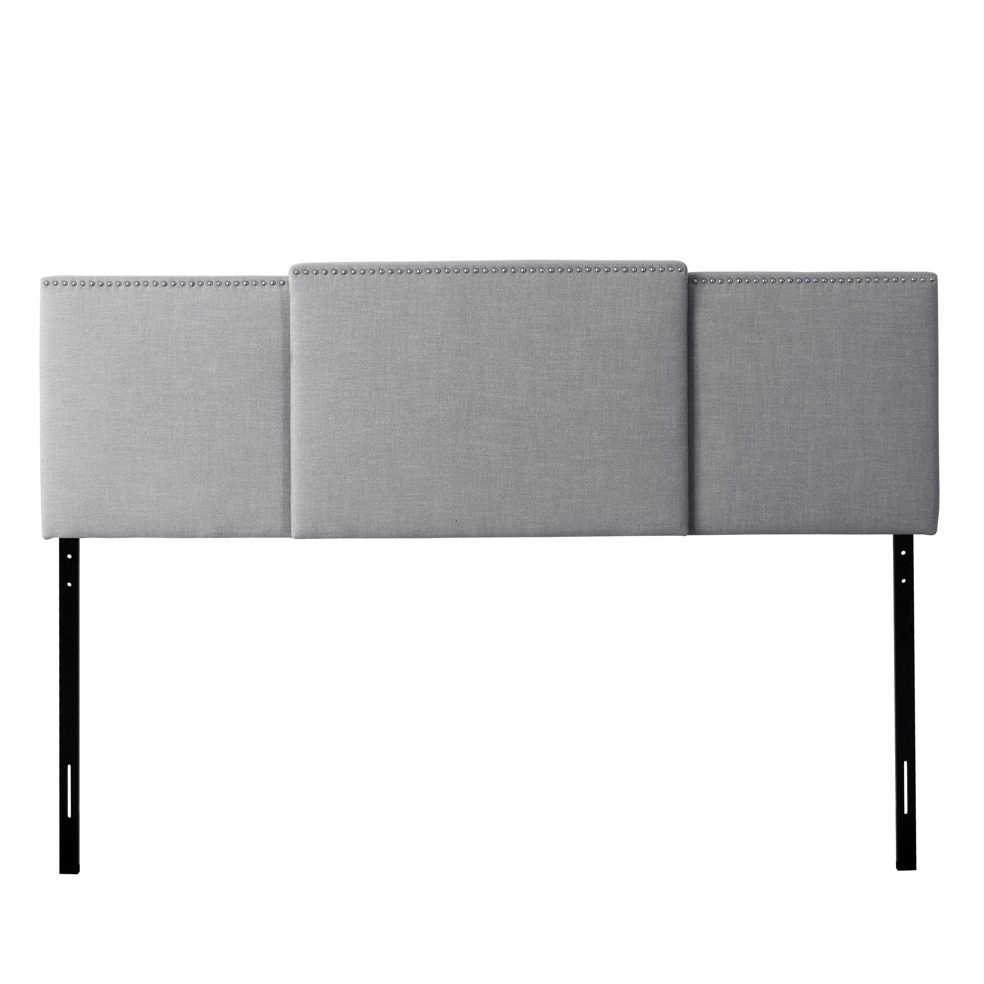 grey Expandable Headboard, Full / Queen / King Mia Collection product image by CorLiving#color_grey