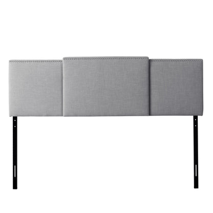 grey Expandable Headboard, Full / Queen / King Mia Collection product image by CorLiving#color_grey