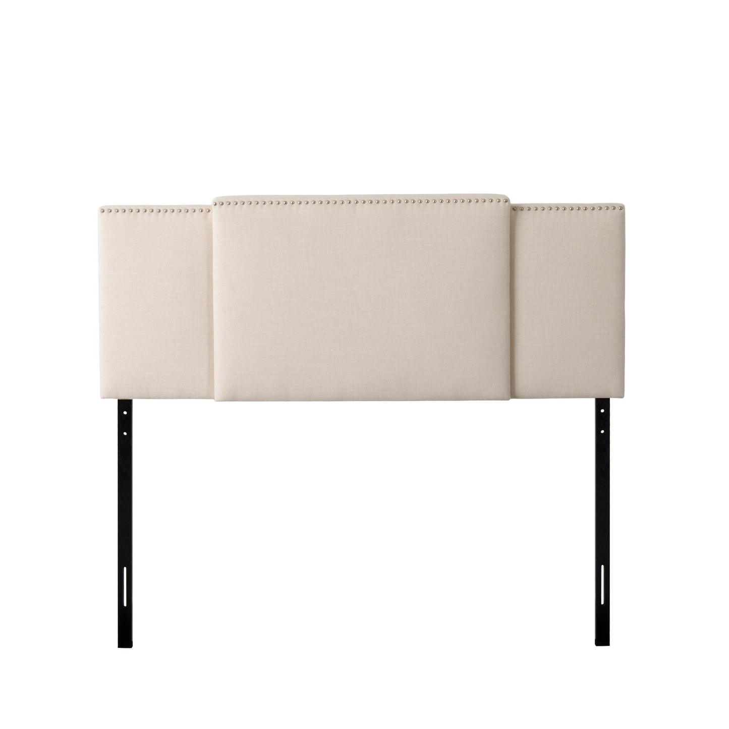 cream Expandable Headboard, Full / Queen / King Mia Collection product image by CorLiving#color_cream