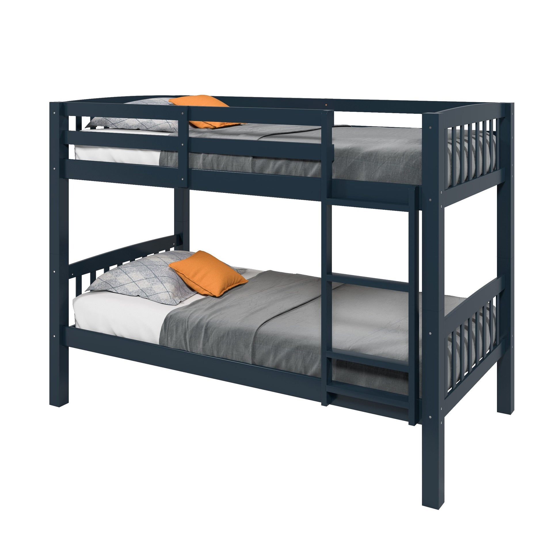 navy blue Wooden Bunk Bed Dakota Collection product image by CorLiving#color_navy-blue