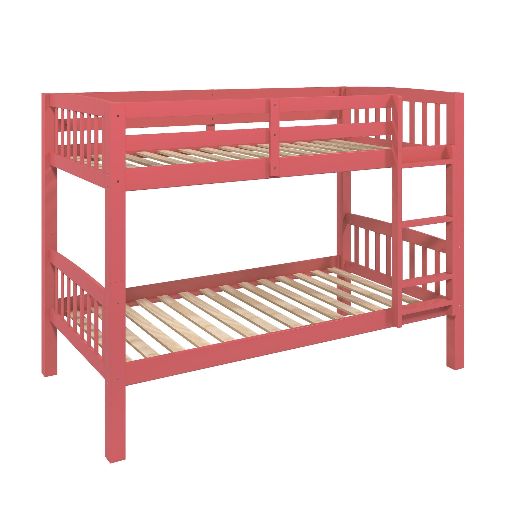 pink Wooden Bunk Bed Dakota Collection product image by CorLiving#color_pink