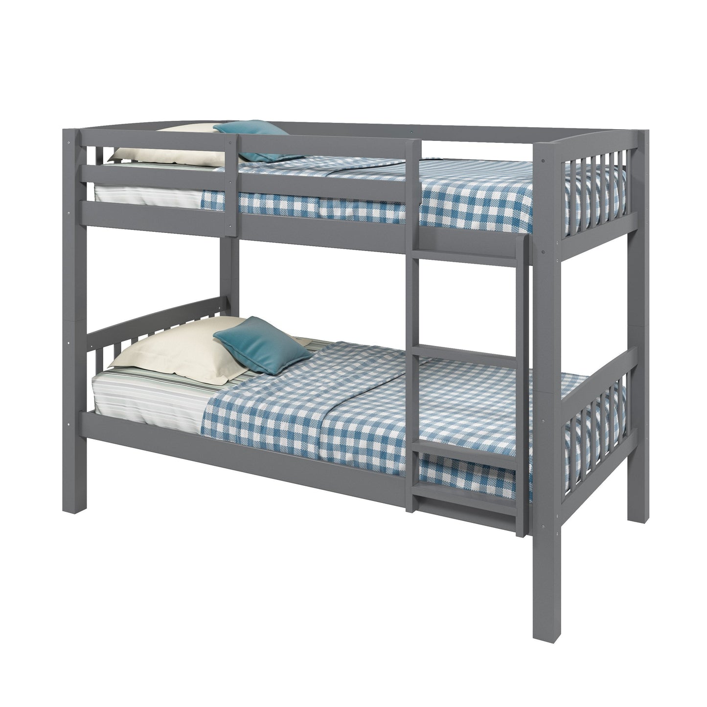 grey Wooden Bunk Bed Dakota Collection product image by CorLiving#color_grey