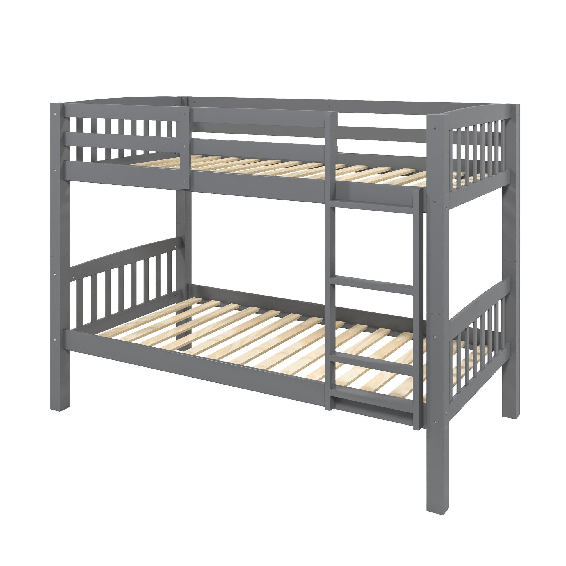 grey Wooden Bunk Bed Dakota Collection product image by CorLiving#color_grey