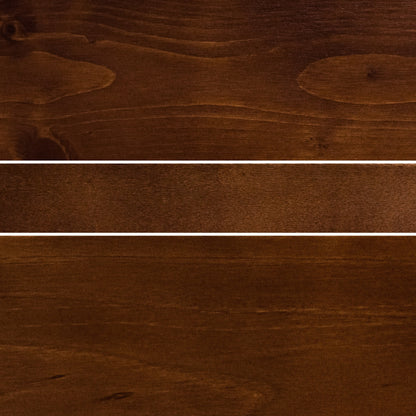 walnut brown Twin Over Full Bunk Bed Dakota Collection detail image by CorLiving#color_walnut-brown