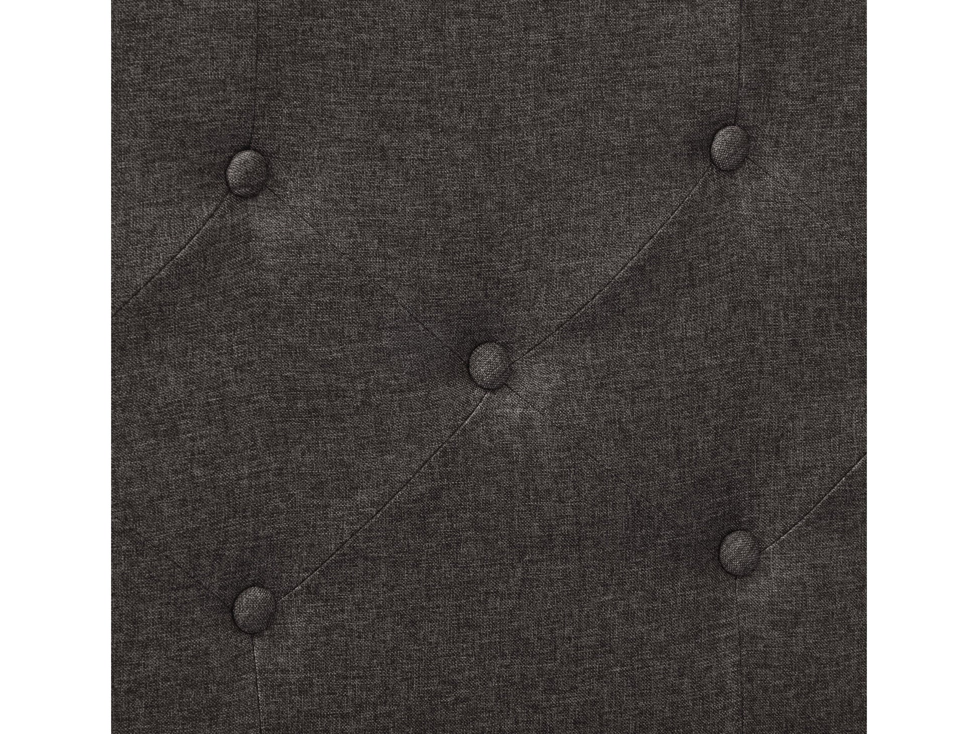 dark grey Button Tufted Twin / Single Bed Nova Ridge Collection detail image by CorLiving#color_nova-ridge-dark-grey