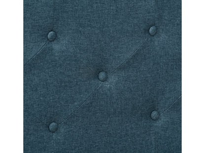 ocean blue Button Tufted Twin / Single Bed Nova Ridge Collection detail image by CorLiving#color_nova-ridge-ocean-blue