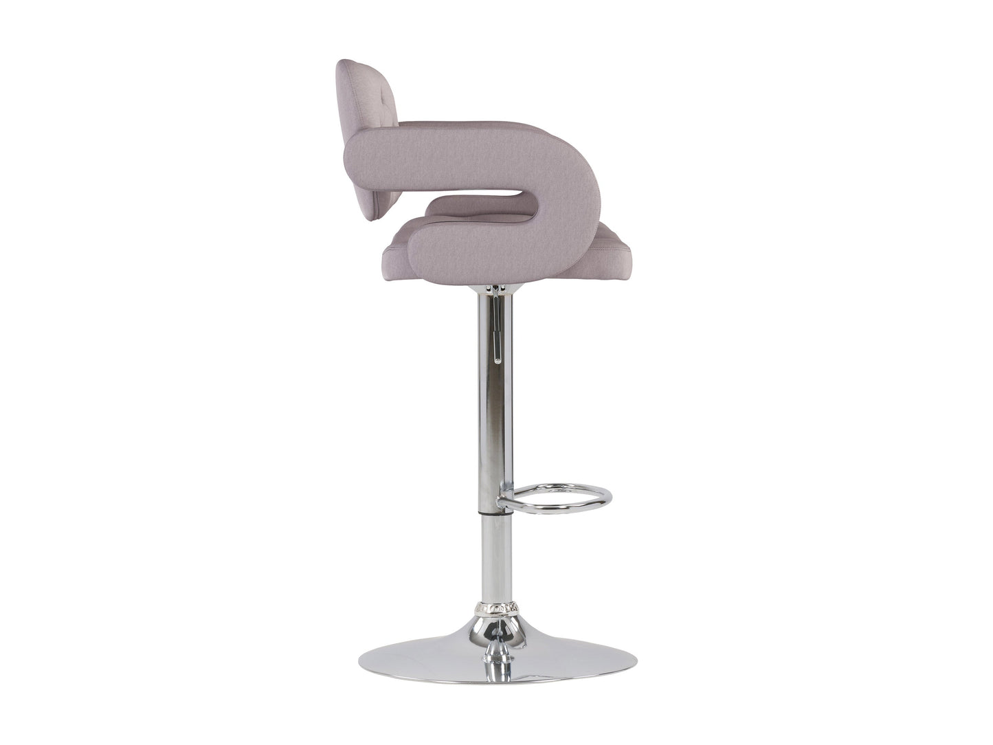 light grey Bar Stools with Arms Set of 2 Jude Collection product image by CorLiving#color_light-grey