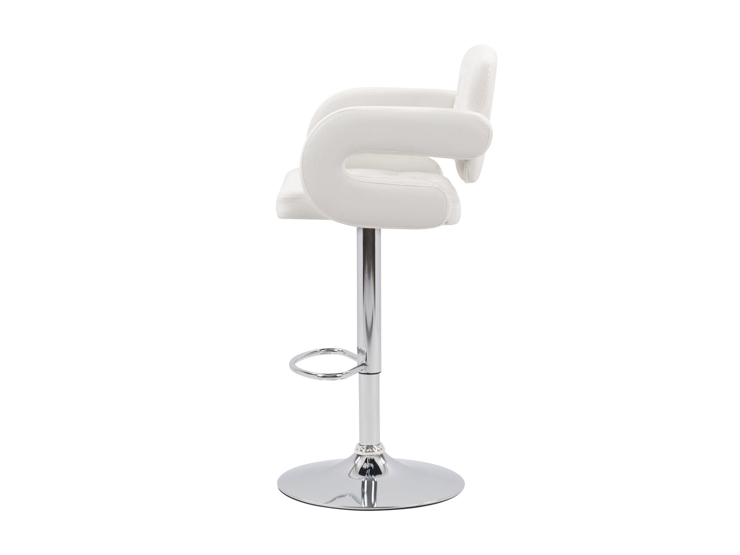 white Bar Stools with Arms Set of 2 Jude Collection product image by CorLiving#color_white