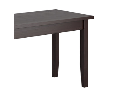 black brown Wood Dining Bench Atwood Collection detail image by CorLiving#color_atwood-cappuccino