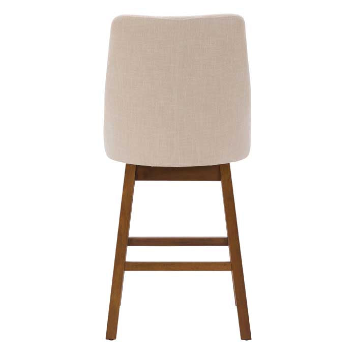 beige and brown High Back Bar Stools Set of 2 Luca Collection product image by CorLiving#color_dpt-beige