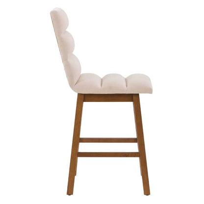 beige and brown Wood Bar Stools Set of 2 Lilibet Collection product image by CorLiving#color_dpt-beige