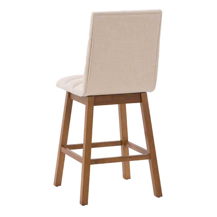 beige and brown Wood Bar Stools Set of 2 Lilibet Collection product image by CorLiving#color_dpt-beige