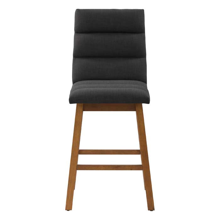 dark grey and brown Wood Bar Stools Set of 2 Lilibet Collection product image by CorLiving#color_dpt-dark-grey