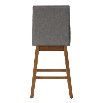 light grey and brown Wood Bar Stools Set of 2 Lilibet Collection product image by CorLiving#color_dpt-grey