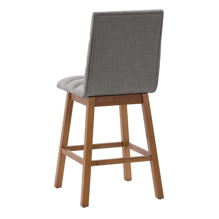 light grey and brown Wood Bar Stools Set of 2 Lilibet Collection product image by CorLiving#color_dpt-grey