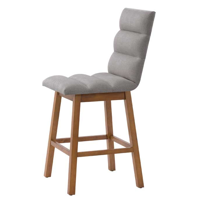 light grey and brown Wood Bar Stools Set of 2 Lilibet Collection product image by CorLiving#color_dpt-grey