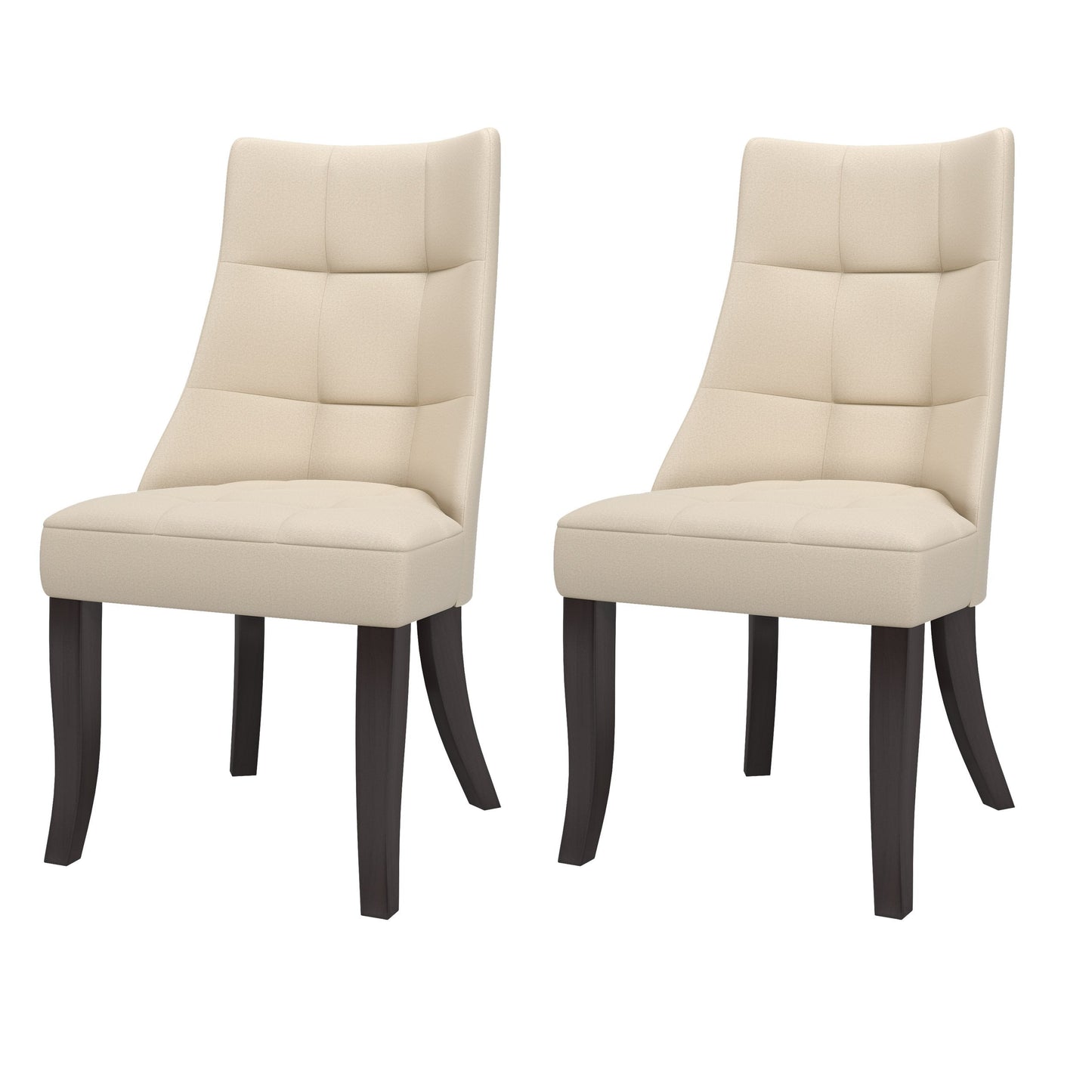 off white Accent Chairs Set of 2 Hayden Collection product image by CorLiving#color_off-white