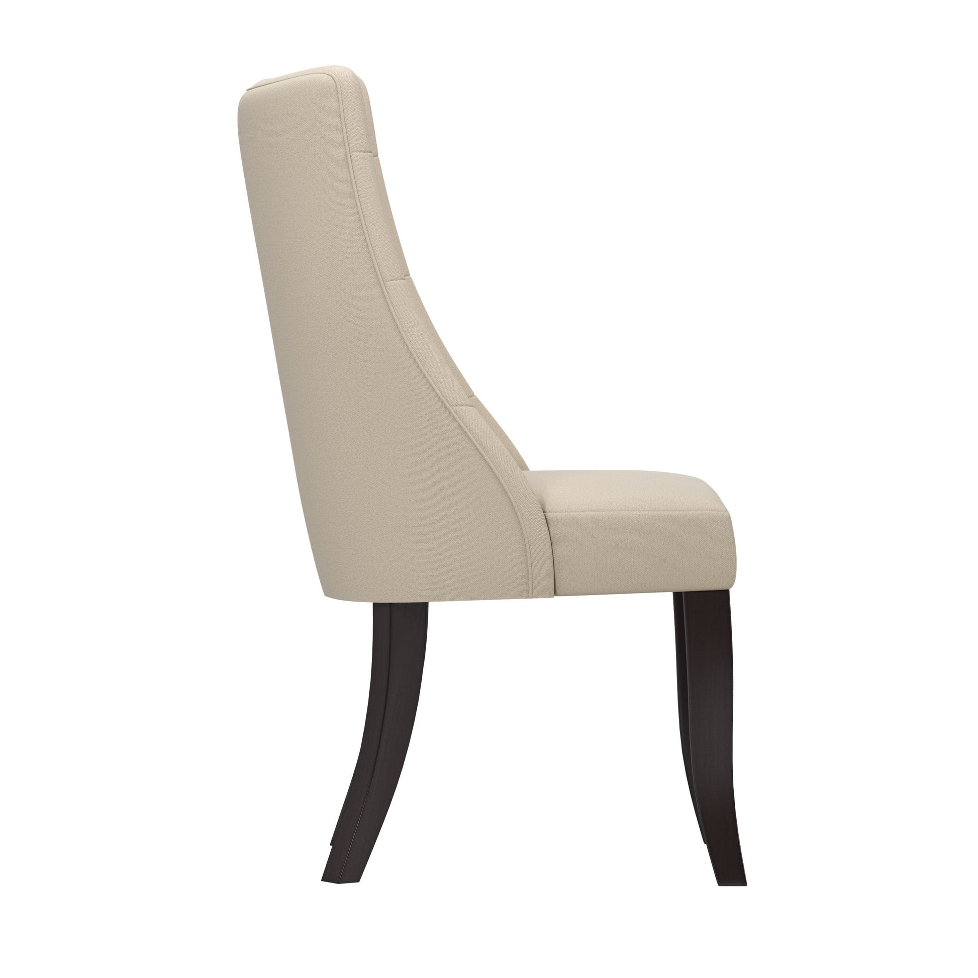 off white Accent Chairs Set of 2 Evan Collection product image by CorLiving#color_off-white