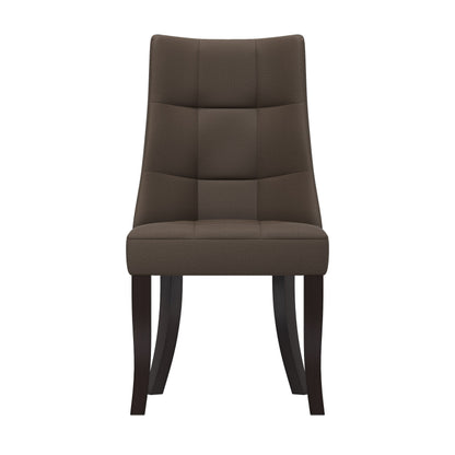 brown Accent Chairs Set of 2 Hayden Collection product image by CorLiving#color_brown