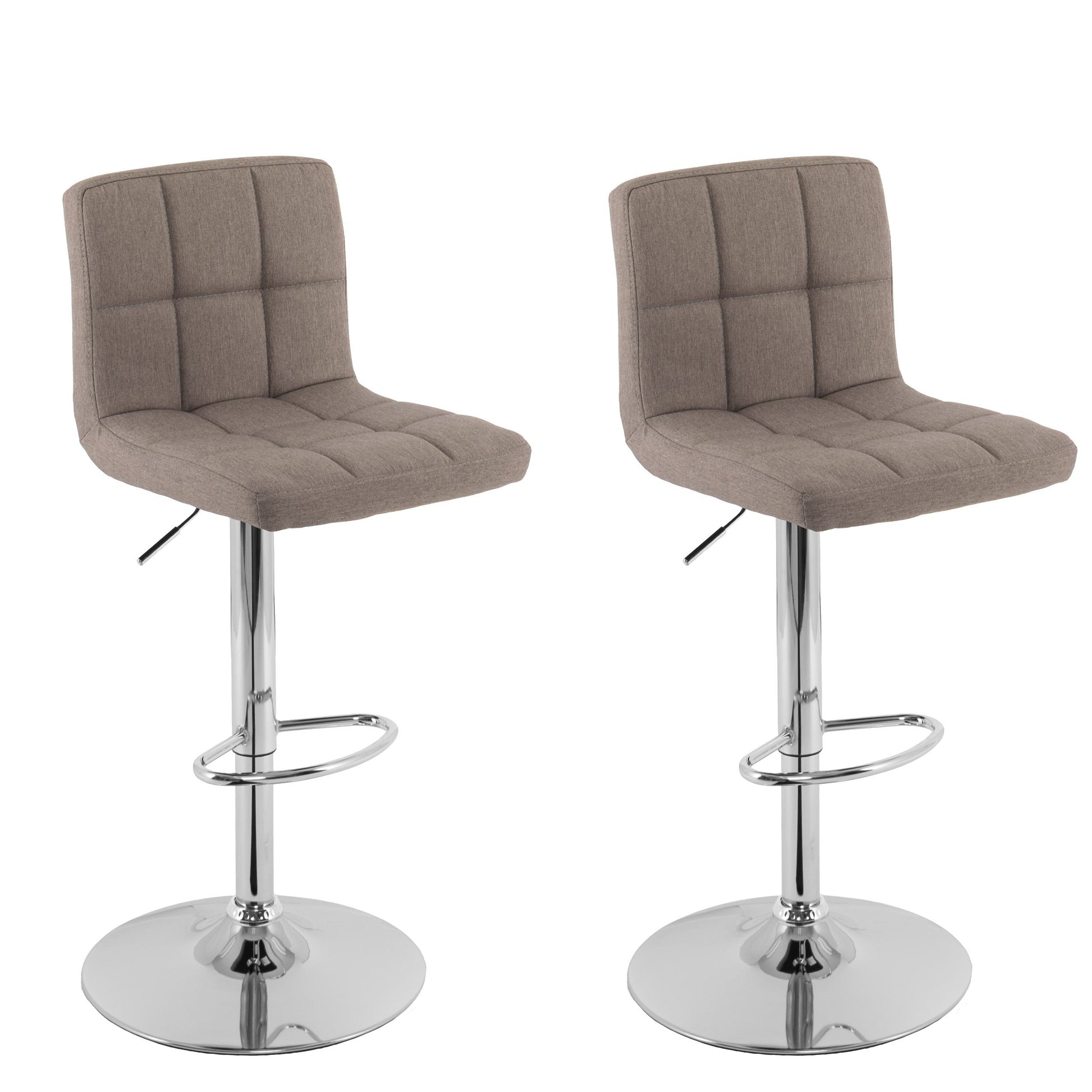 light brown Adjustable Height Bar Stools Set of 2 CorLiving Collection product image by CorLiving#color_light-brown