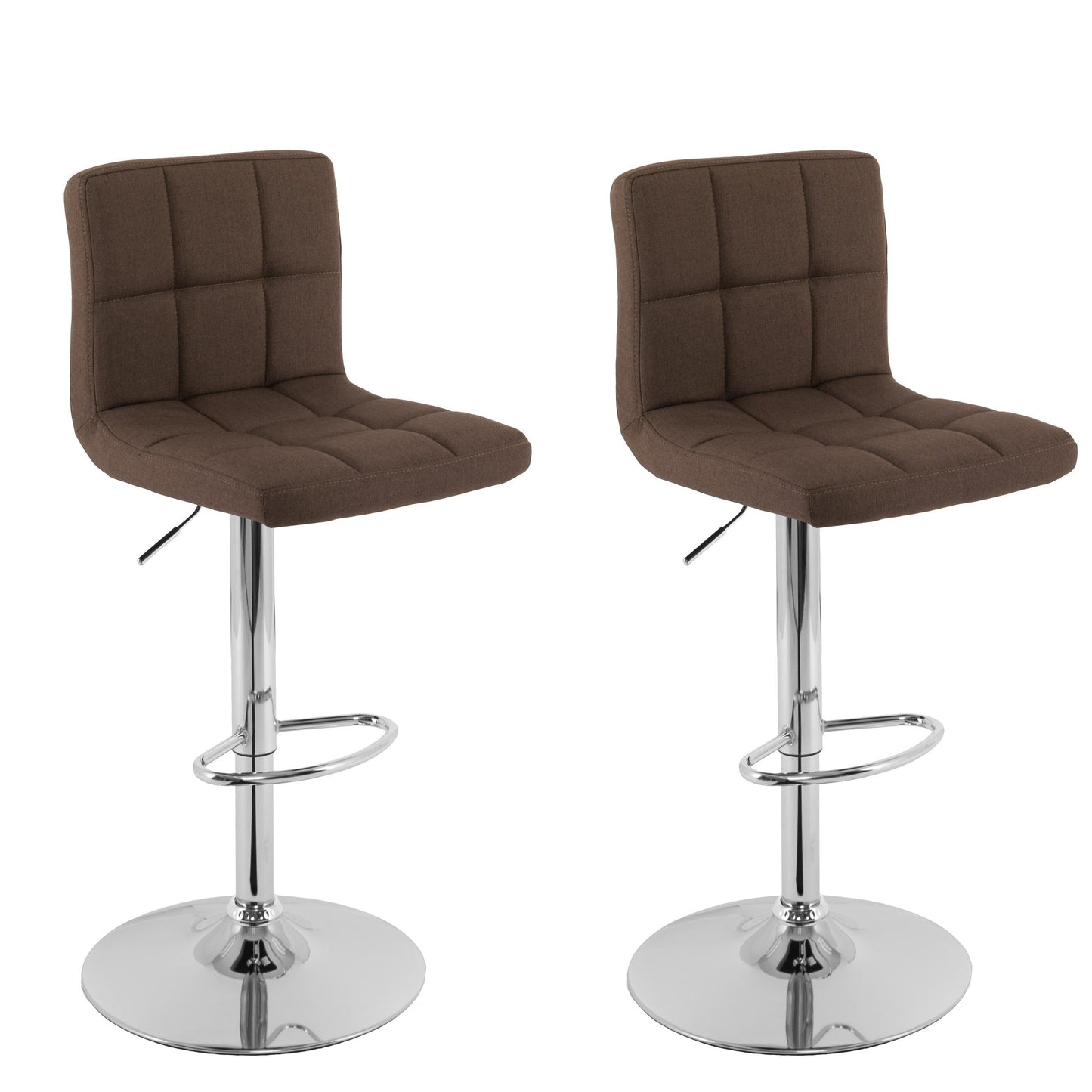 dark brown Adjustable Height Bar Stools Set of 2 CorLiving Collection product image by CorLiving#color_dark-brown