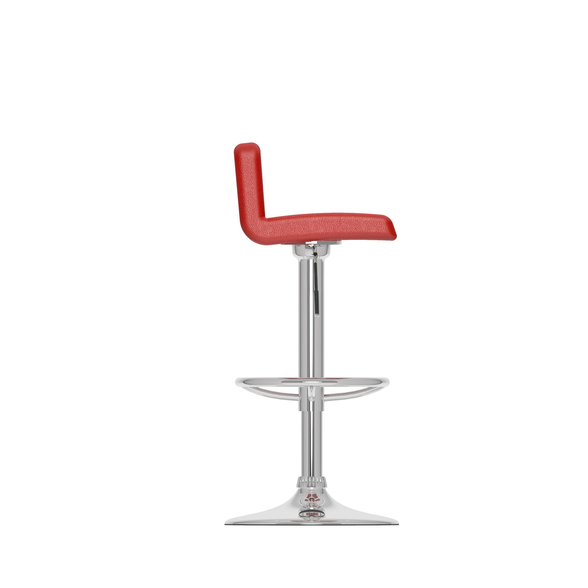 red Low Back Bar Stools Set of 2 Atlas Collection product image by CorLiving#color_red