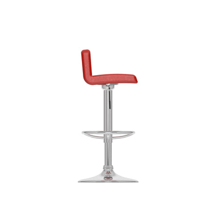 red Low Back Bar Stools Set of 2 Atlas Collection product image by CorLiving#color_red