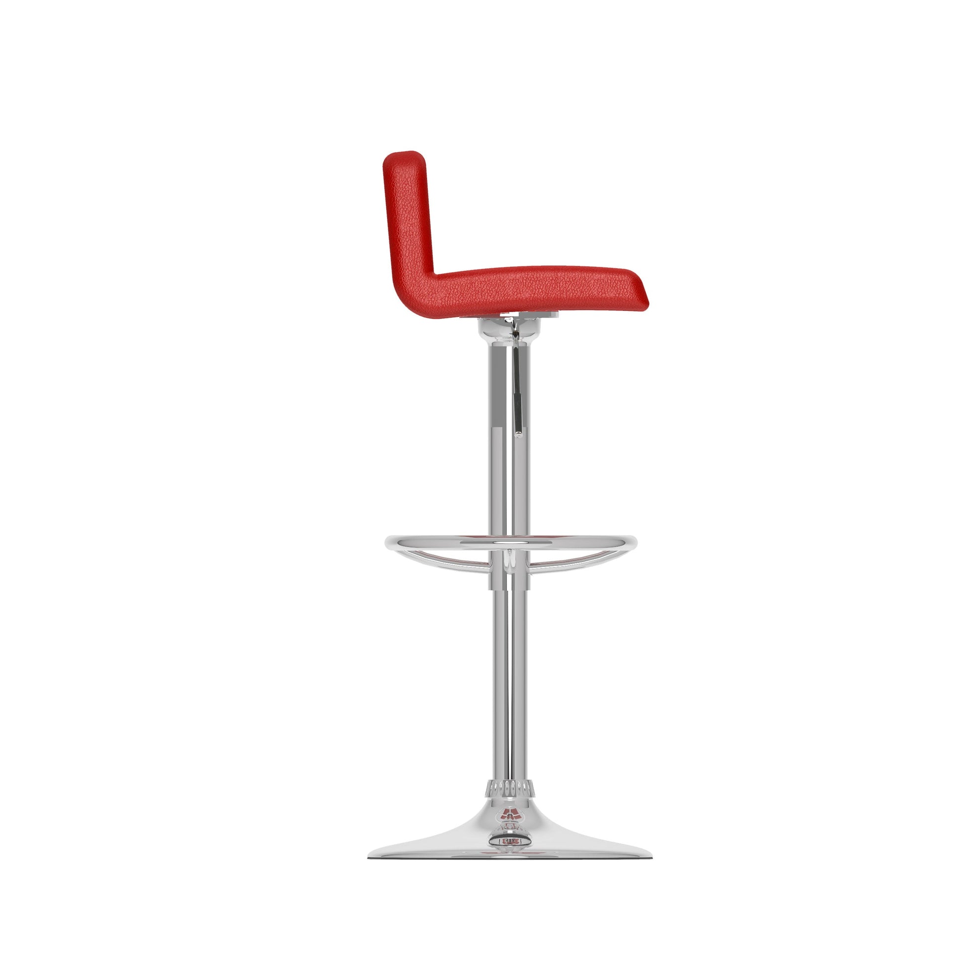 red Low Back Bar Stools Set of 2 Atlas Collection product image by CorLiving#color_red