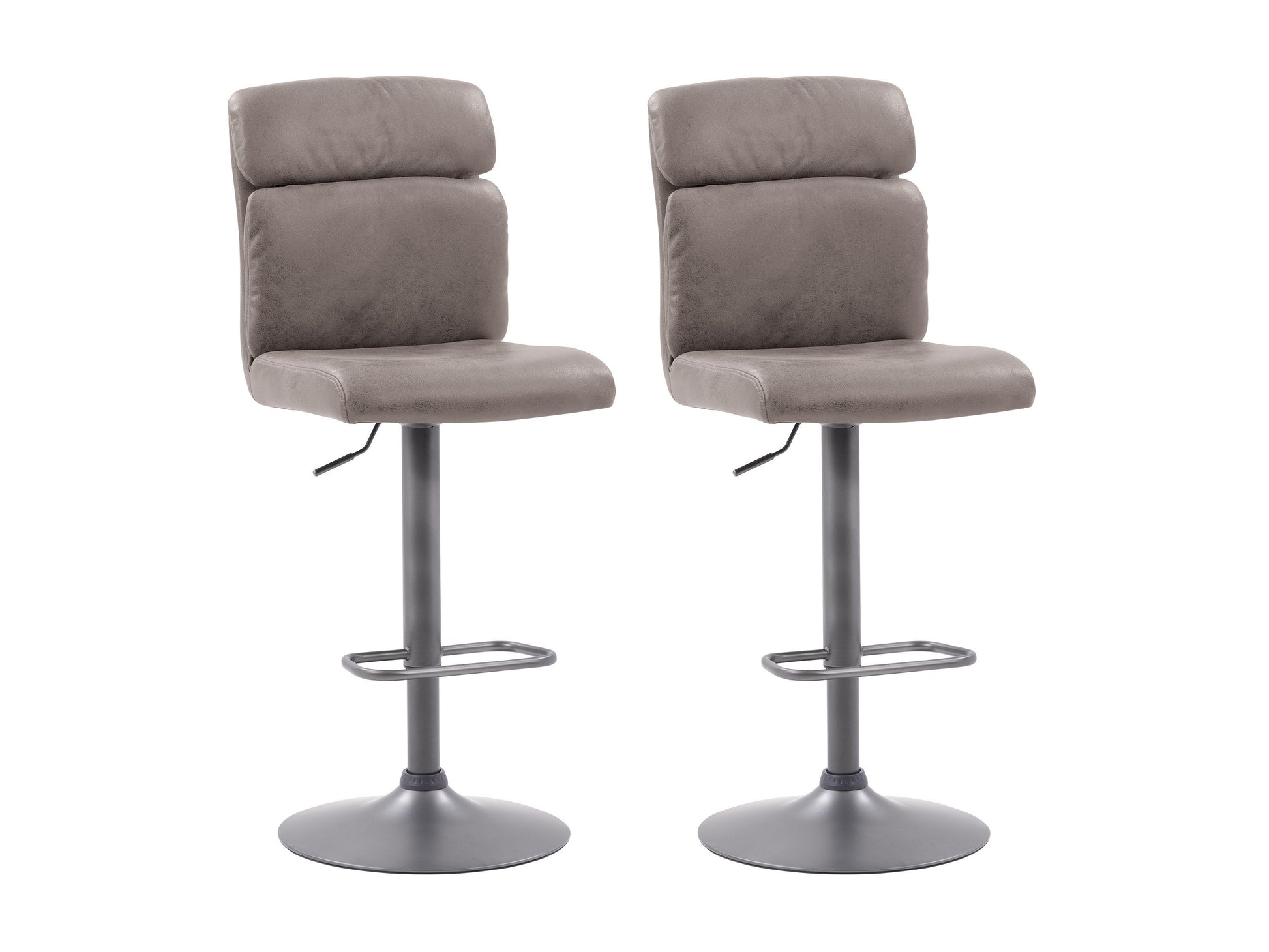 grey Swivel Bar Stools Set of 2 Sawyer Collection product image by CorLiving#color_grey