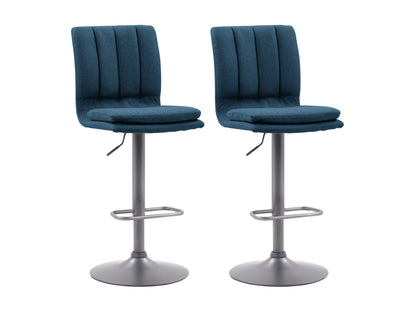 blue Swivel Bar Stools Set of 2 Preston Collection product image by CorLiving#color_blue