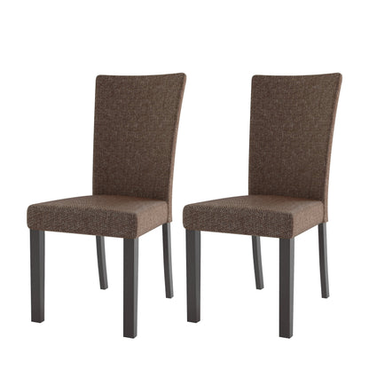 Brown Dining Chairs, Set of 2 CorLiving Collection product image by CorLiving#color_brown