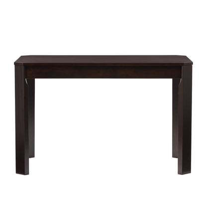 mahogany Solid Wood Dining Table Memphis Collection product image by CorLiving#color_mahogany