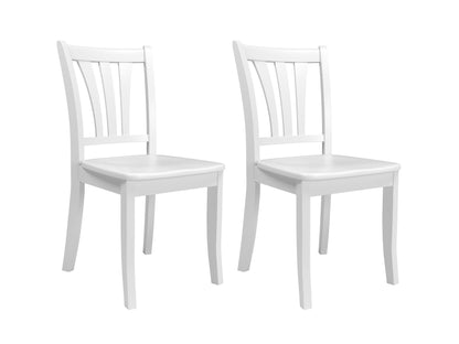 white Extendable Dining Set, 5pc Dillon Collection detail image by CorLiving#color_dillon-white